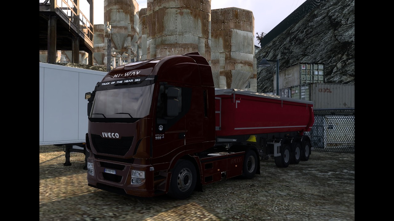 ETS 2  / Erz von Strasbourg (F) nach Frankfurt (D)