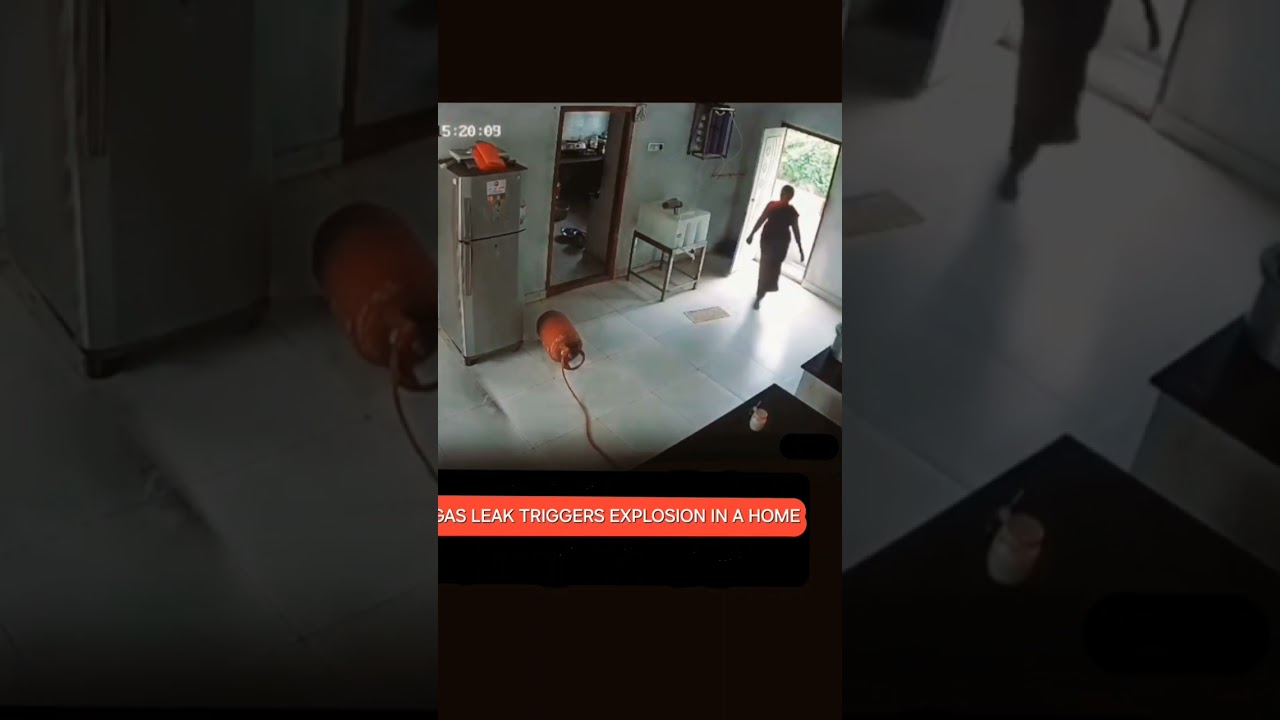 INSANE GAS CYLINDER EXPLOSION        #shorts