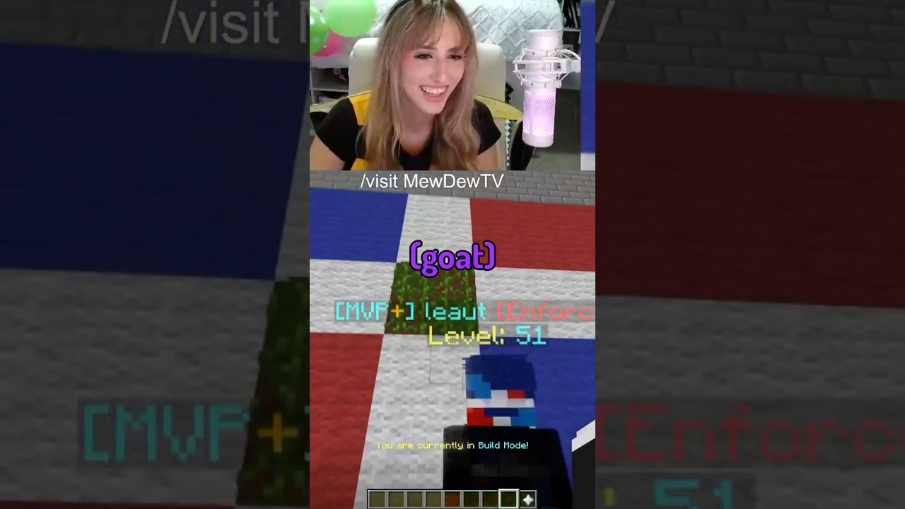 Did I prove my point to Egirl Twitch Streamer?? #minecraft #mewdew #twitch #speedtelly #dominicana