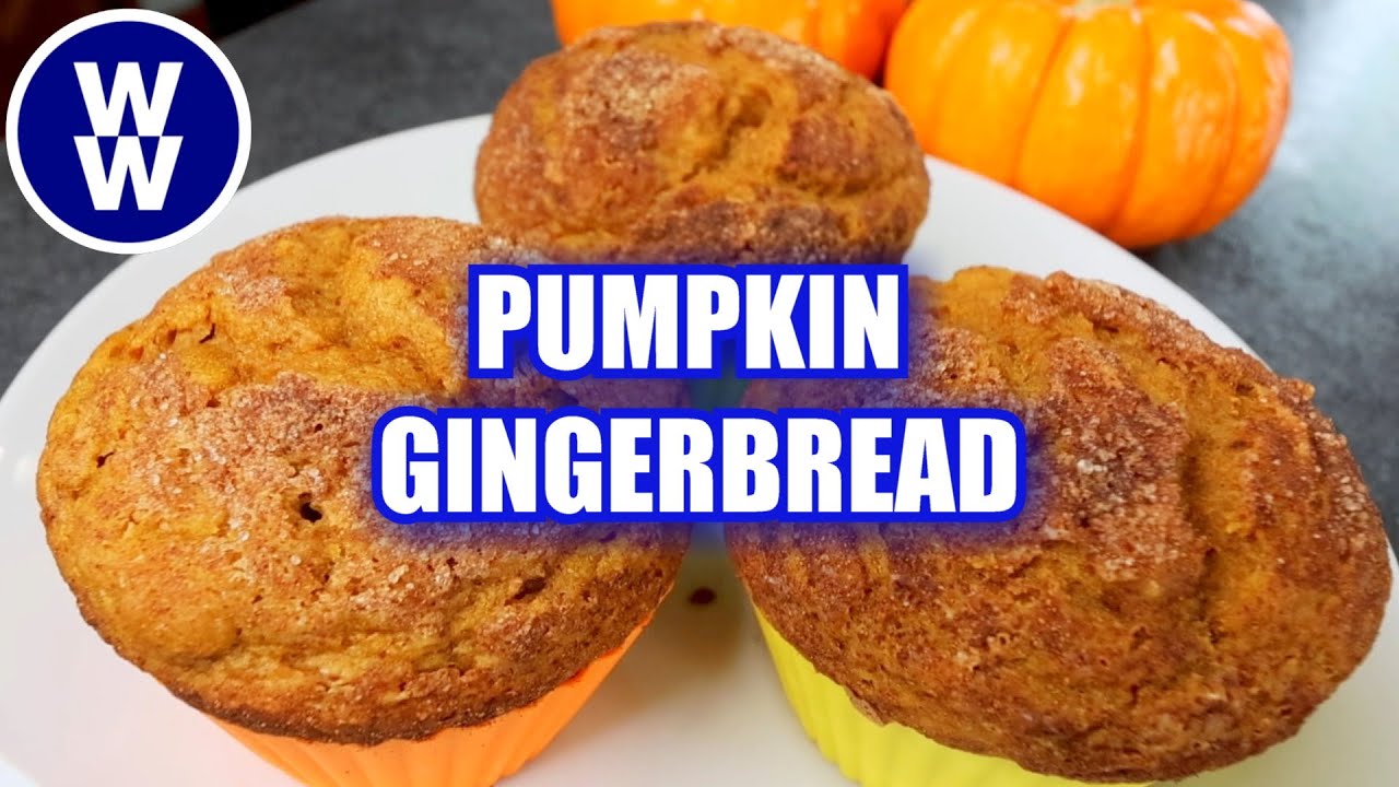 Pumpkin Gingerbread Muffins 🧡🎃WW Friendly /Weight Watchers 🍂🍁FALL BAKING🍂🍁 WW Points/Calories/Macros