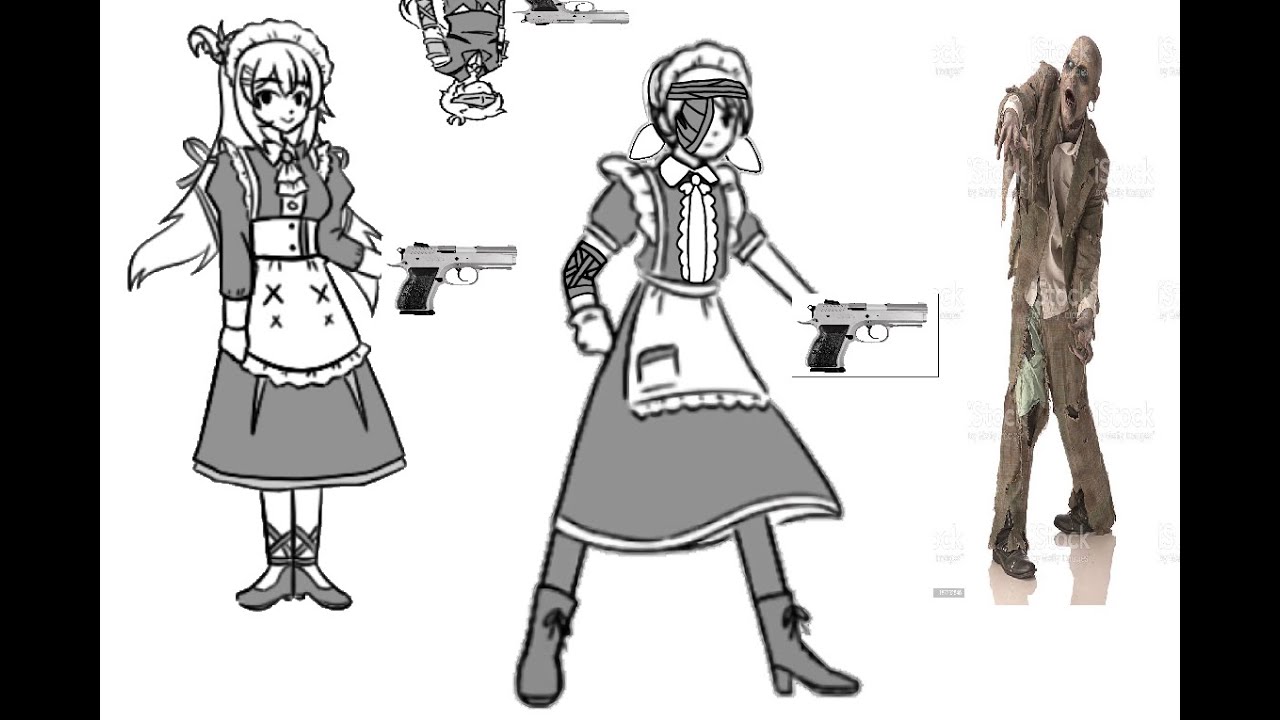 Cherry & Plushy shoot zombies as anime women: Part 2, Tooker Boogaloo (ft. Nez for like two seconds)