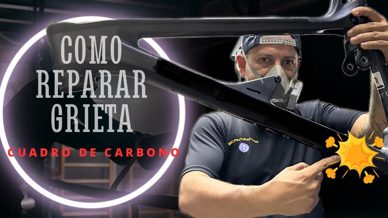 Cómo reparar grieta en tu bicicleta / cuadro de fibra de carbono