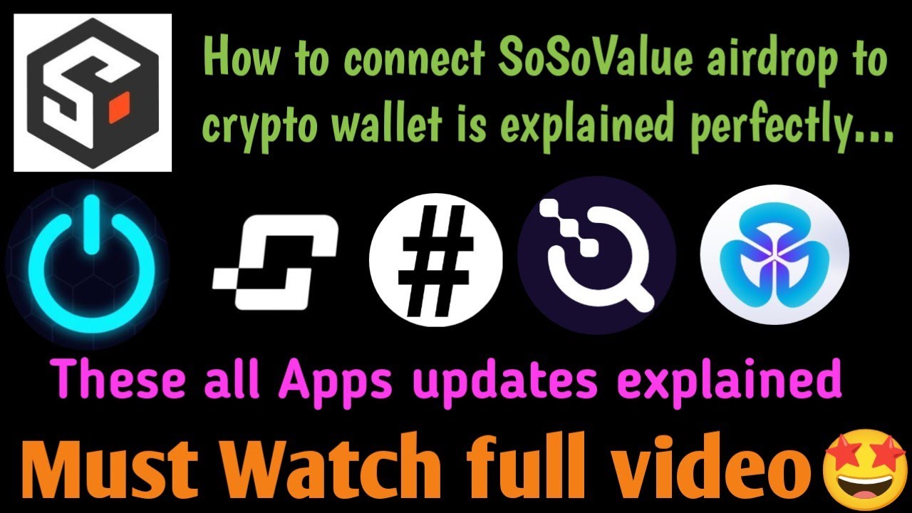 How to connect sosovalue airdrop to crypto wallet is explained✅ #sosovalue #onnetwork #hyra #celia