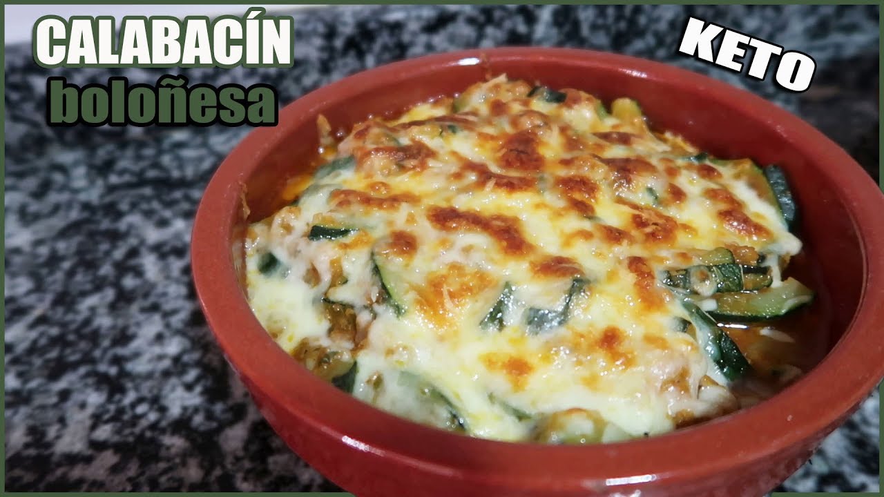 CALABACÍN A LA BOLOÑESA | DIETA KETO LOW CARB | #quedateencasa y #cocinaconmigo