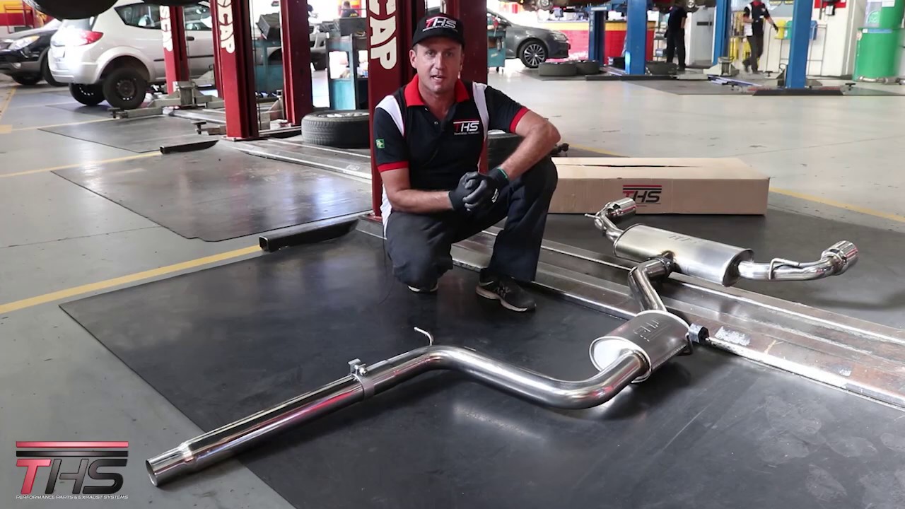 Veja em Detalhes como ficou o Cat Back Escapamento Esportivo em inox THS Golf GTi MK7
