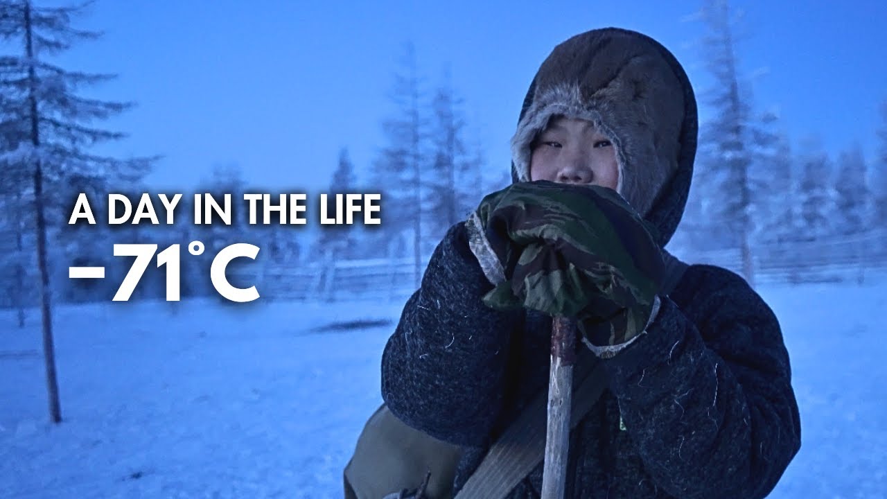 One Day of the Last Nomad Family in the Wilderness &minus;71&deg;C (&minus;95&deg;F)&nbsp;Yakutia