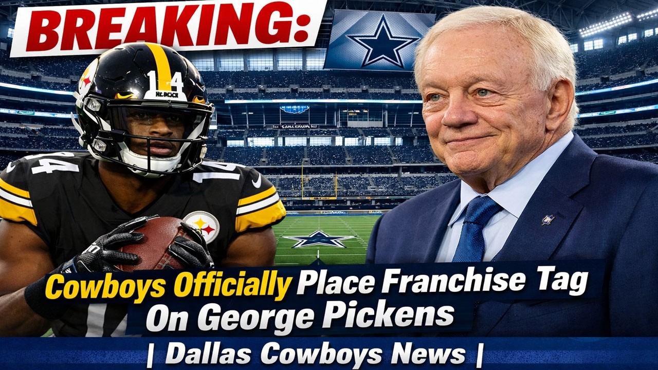 🚨 BREAKING: Dallas Cowboys Place Franchise Tag on George Pickens in Shocking Move!