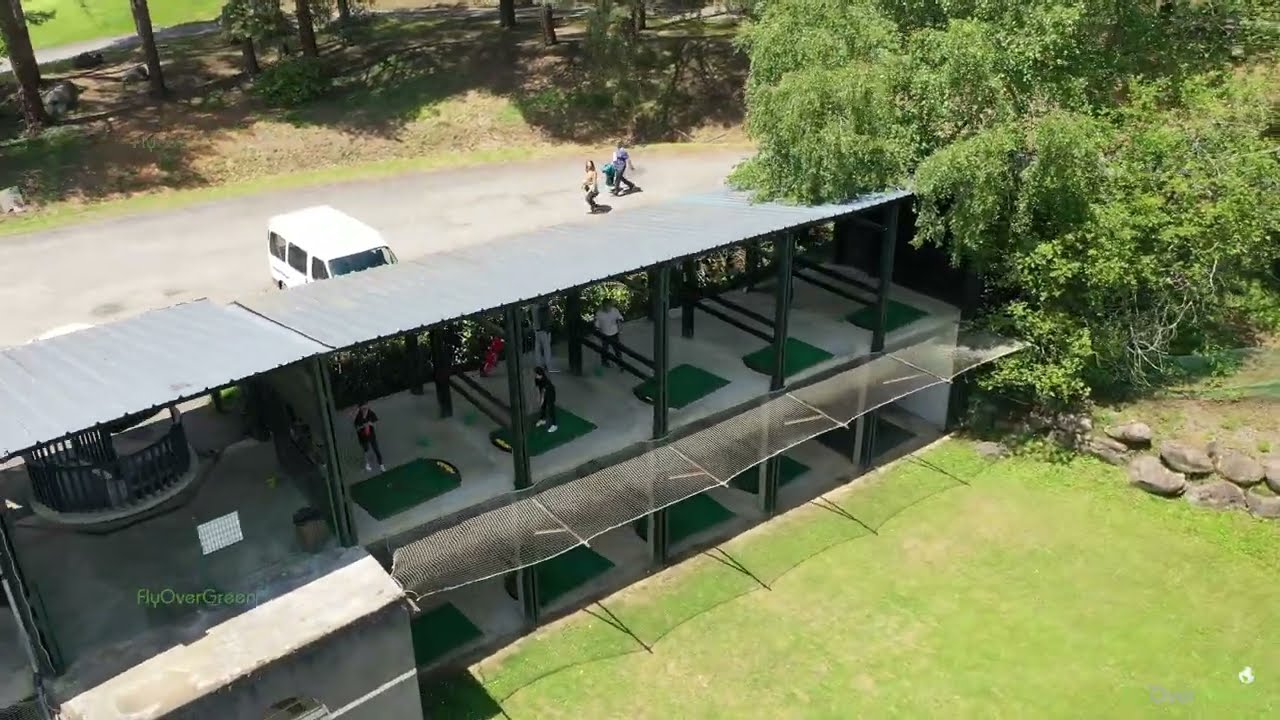 Golf de Lourdes - drone aerial video - Overview