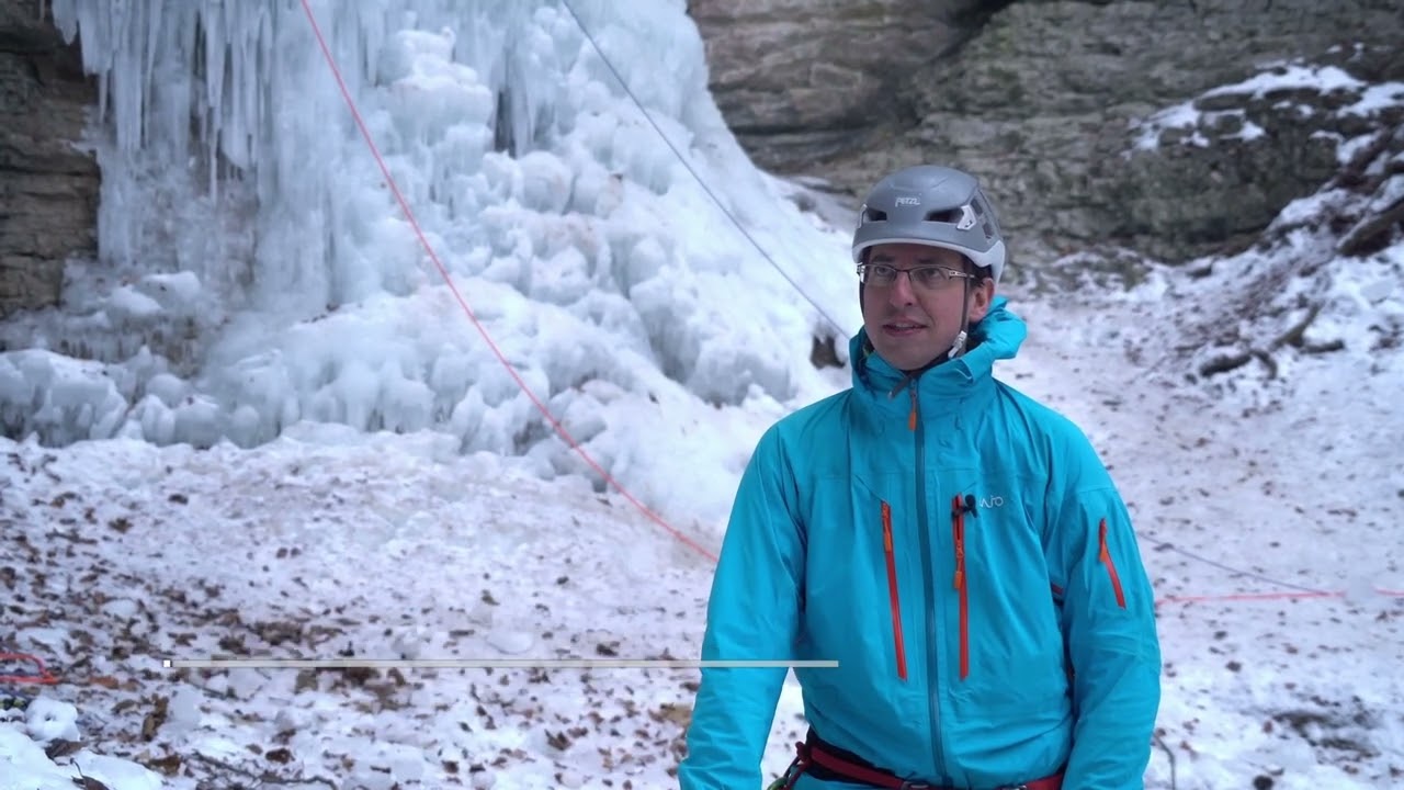 Zamrznutý Brankovský vodopád