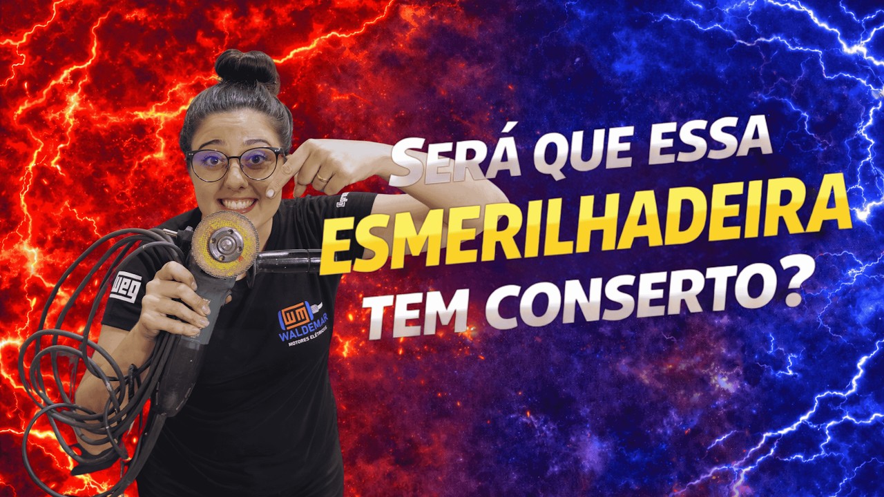 Trocando gatilho e fazendo manutenção em ESMERILHADEIRA