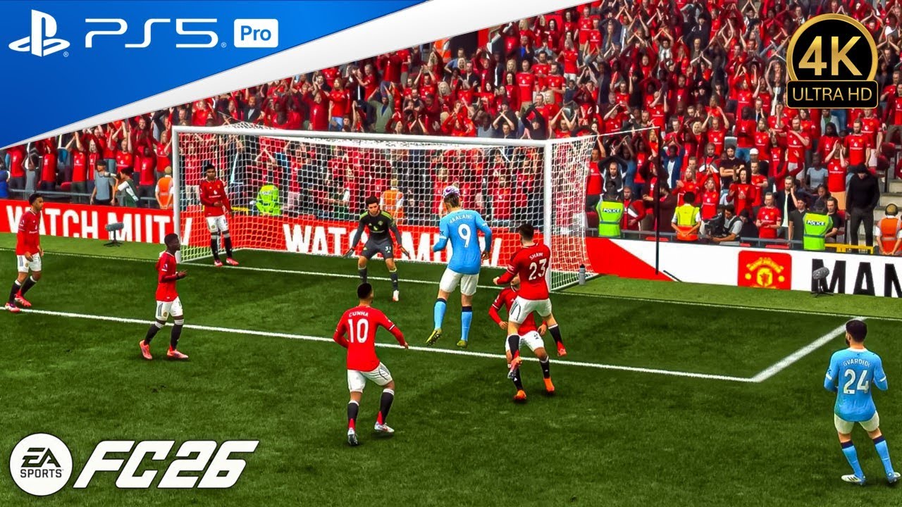 FC26 | Man United VS Man City | Premier League 25/26 | PS5 Pro | 4K HDR 60FPS