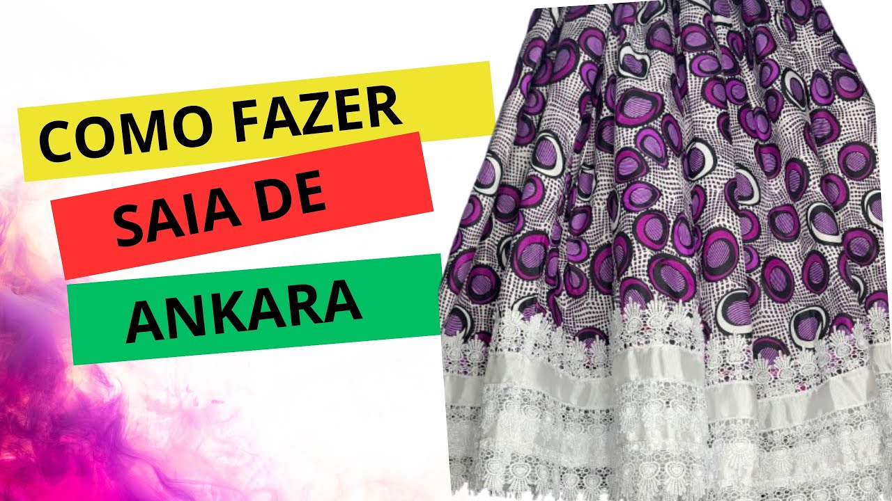 SAIA DE ANKARA COM GUIPIR/ MATRIZ AFRICANA/ 4 METROS DE RODA.