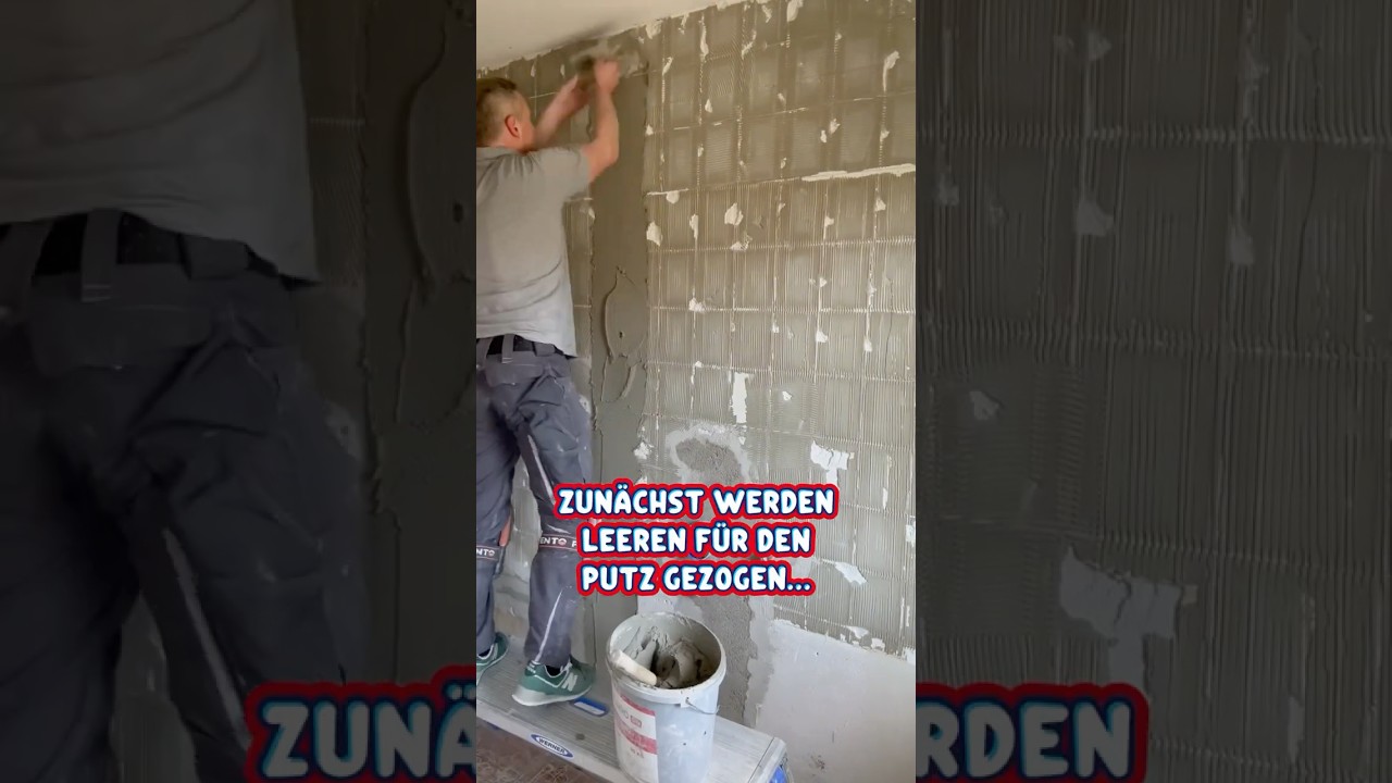 W&auml;nde f&uuml;r Fliesen vorbereiten! So geht&rsquo;s! #fliesenleger #handwerk #diy #tiles #vorbereitung #shorts