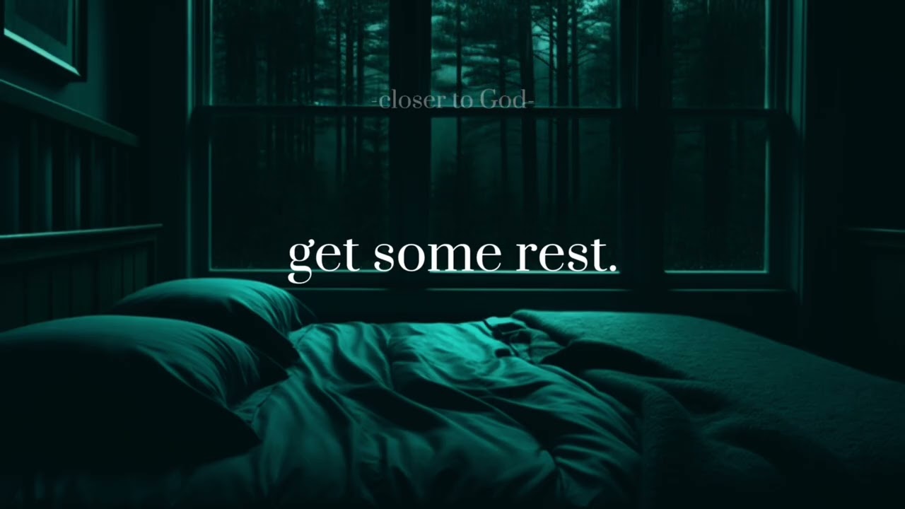 get some rest