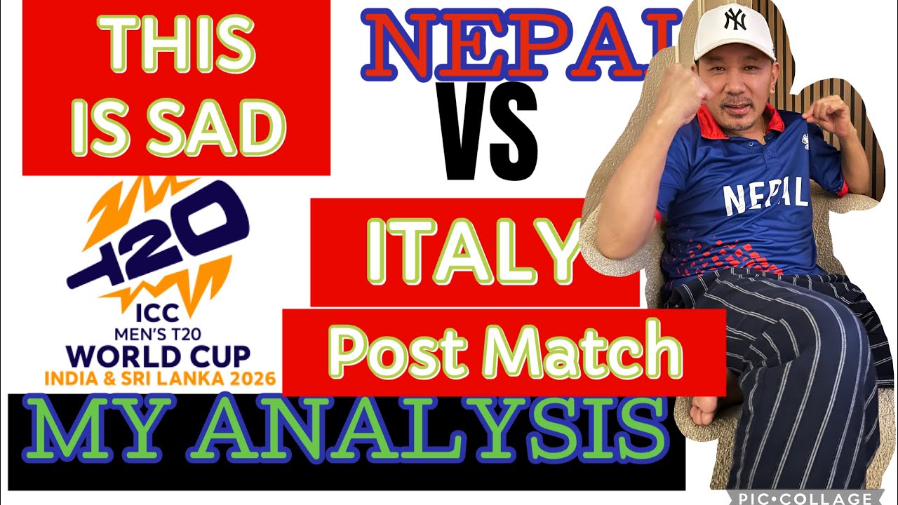 Me watching NEPAL 🇳🇵 vs Italy 🇮🇹| My analysis | #t20worldcup  T20 World Cup 2026 | #tashivlogs