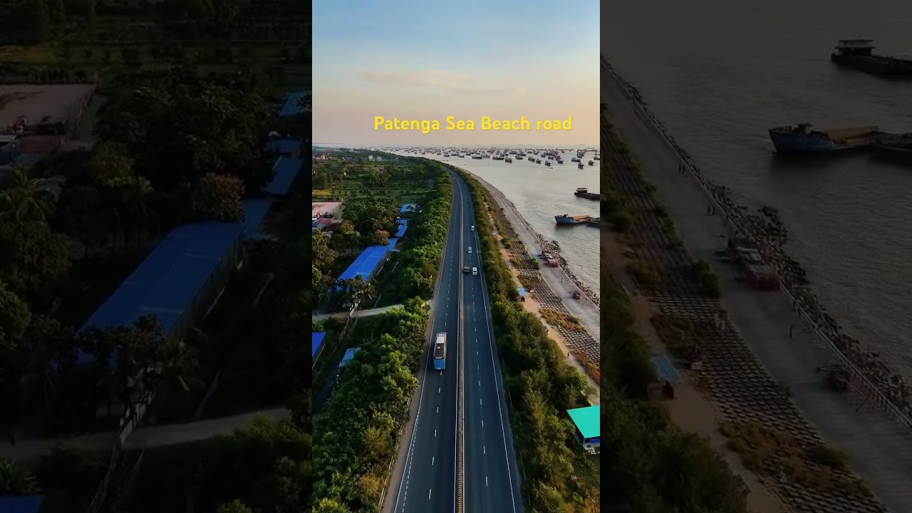 Patenga Beach Road #travel #asiantravel #patengaseabeach #nature