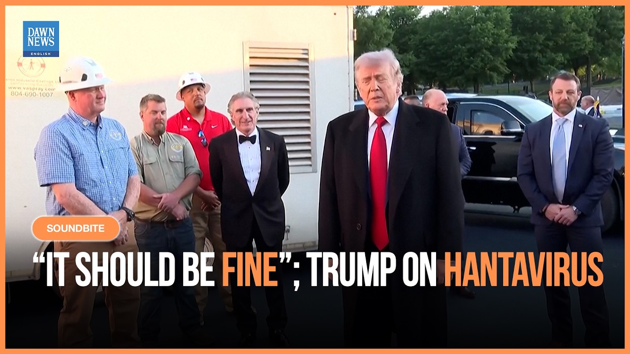 'It Should Be Fine, We Hope,' Says US President Trump On Hantavirus | Dawn News English