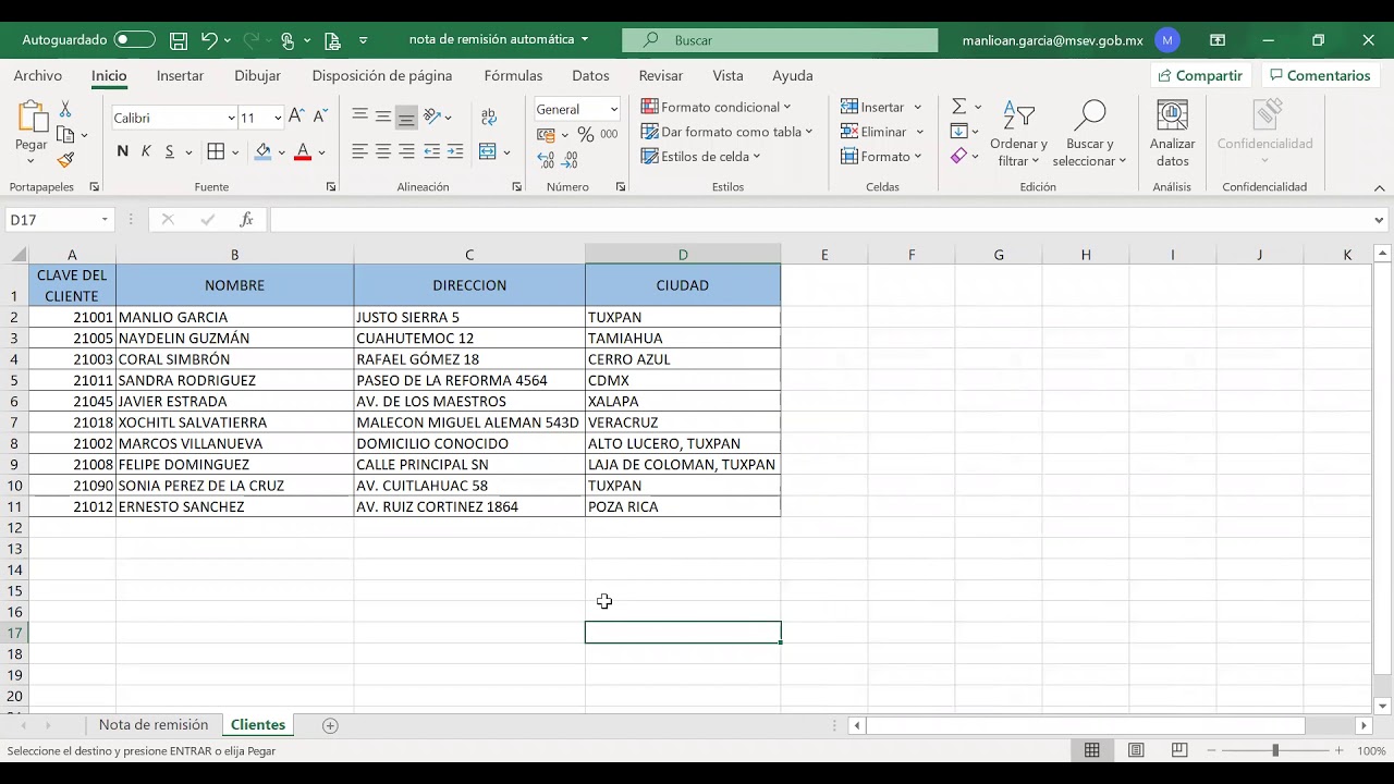 Excel en tu Pc: Nota de remisión parte 3