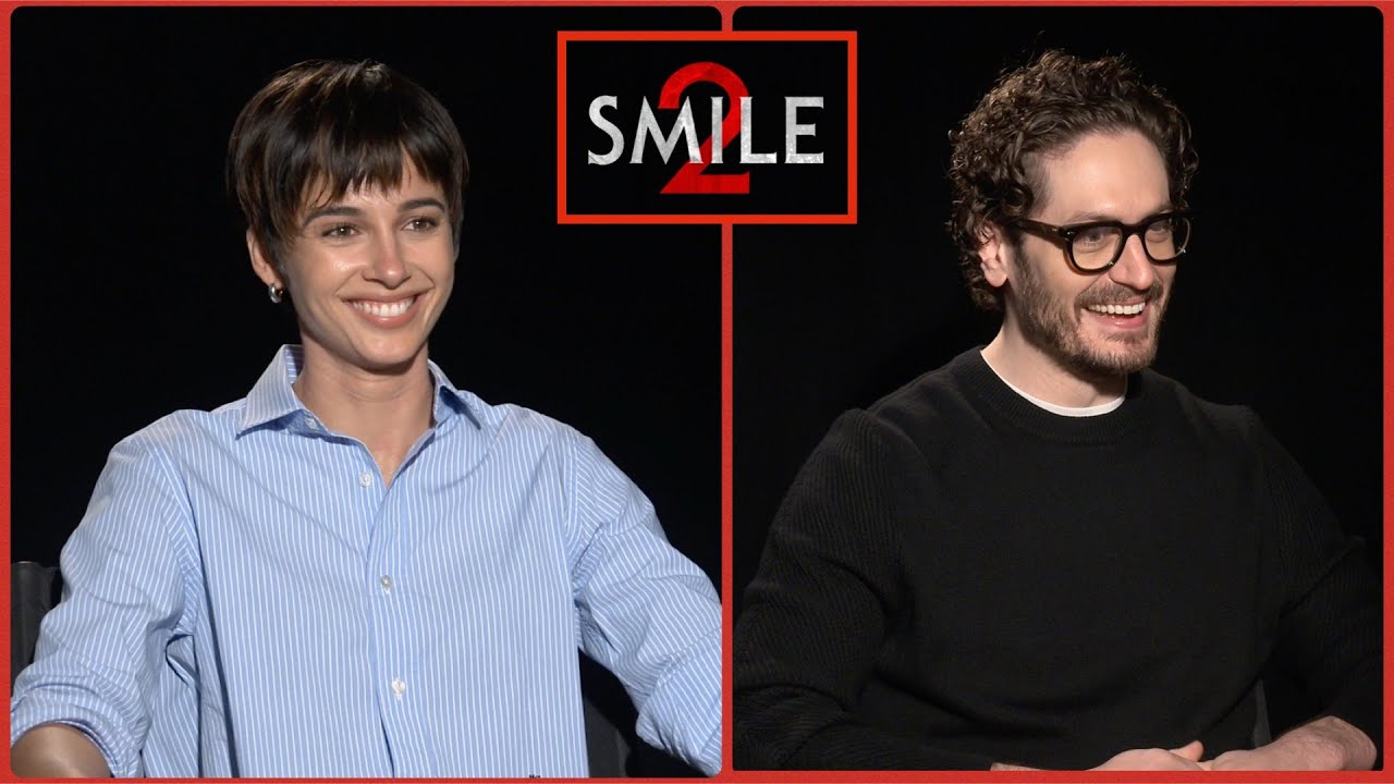 SMILE 2 Interview! Naomi Scott & Parker Finn! Naomi talks playing pop star Skye Riley!