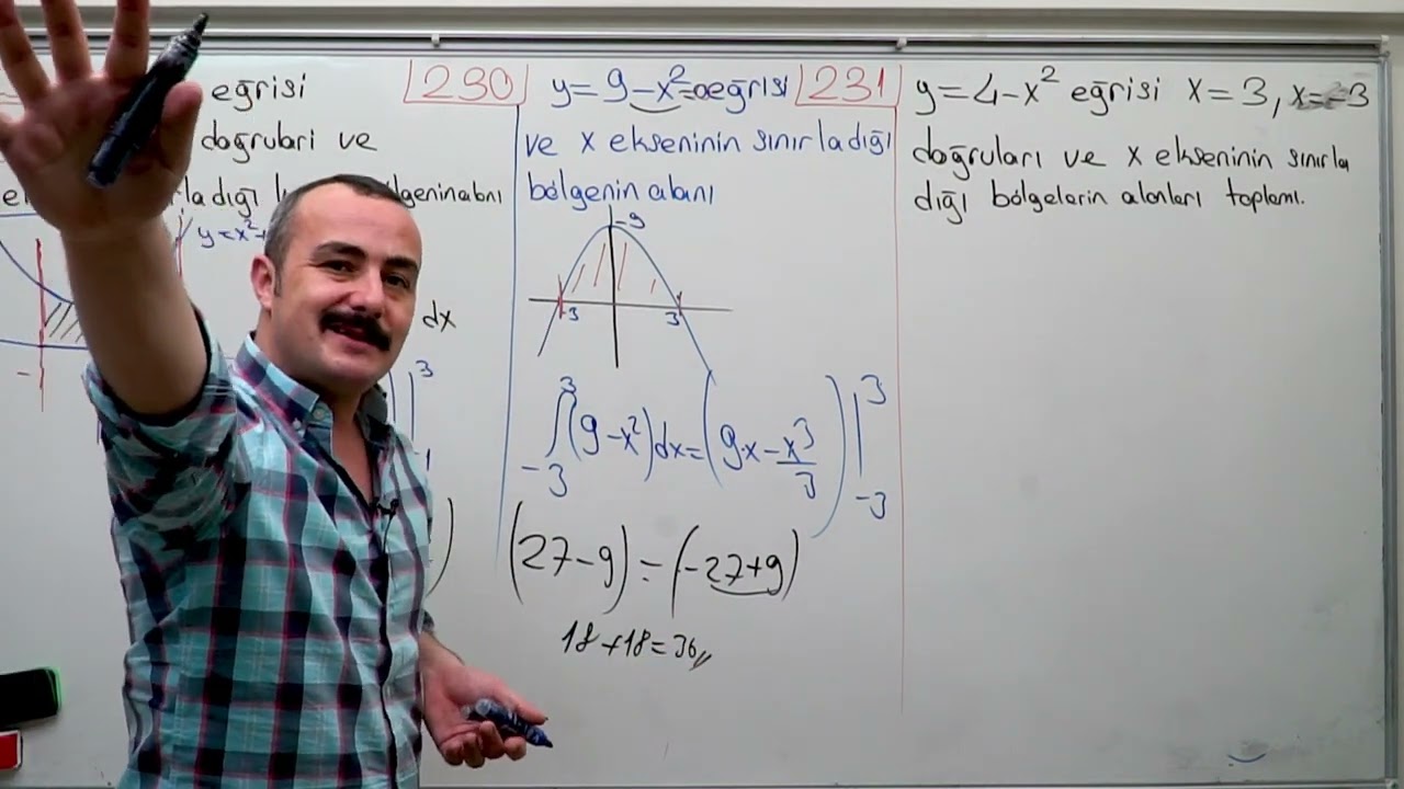 🟥 İNTEGRAL 21  ✅  Alan Hesabı |  80 Günde AYT Matematik | AYT Matematik Kampı