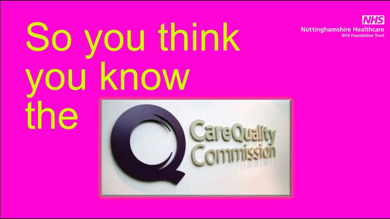 So you think you know about the Care Quality Commission? Check out this quiz...