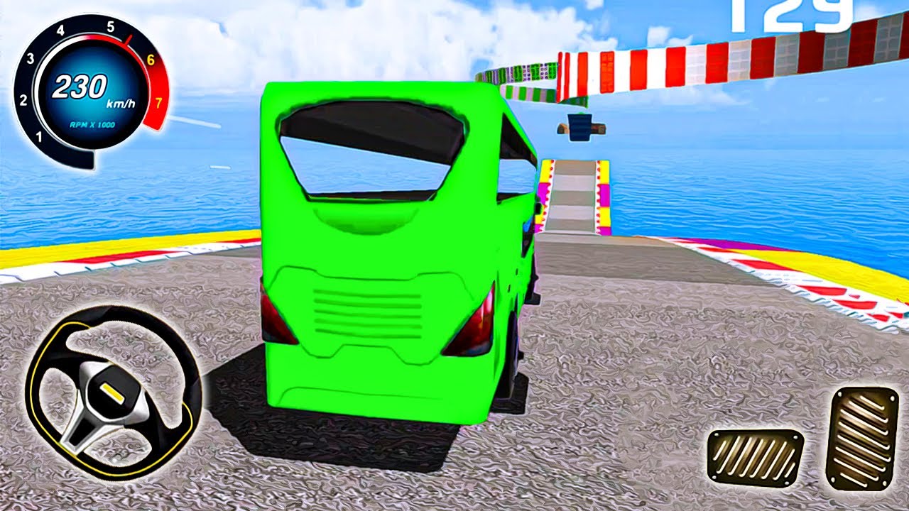 Mega Ramp Bus Race Tracks – Impossible Tracks 3D 2025 – Android GamePlay
