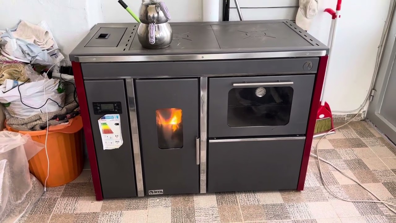 İFYIL GALATA 22KW PELET SOBASI KALORİFER
