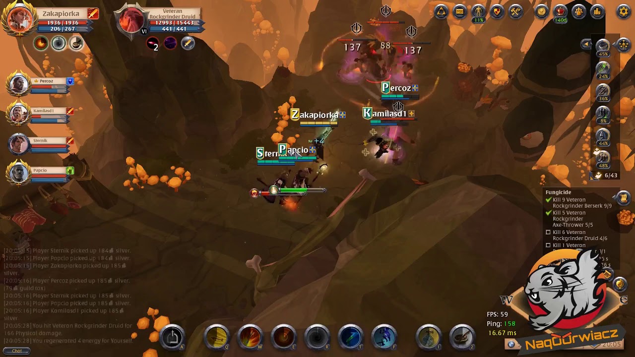 Albion Online - ZakapiOOr - Jak robić hardcore expedition z użyciem whisperbow #1