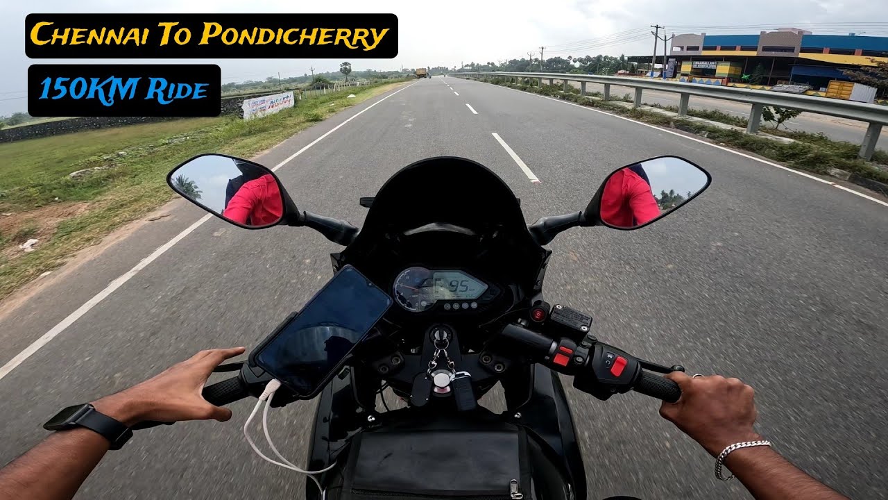 Chennai To Pondicherry 150Km Ride | Peter Vlogs Tamil