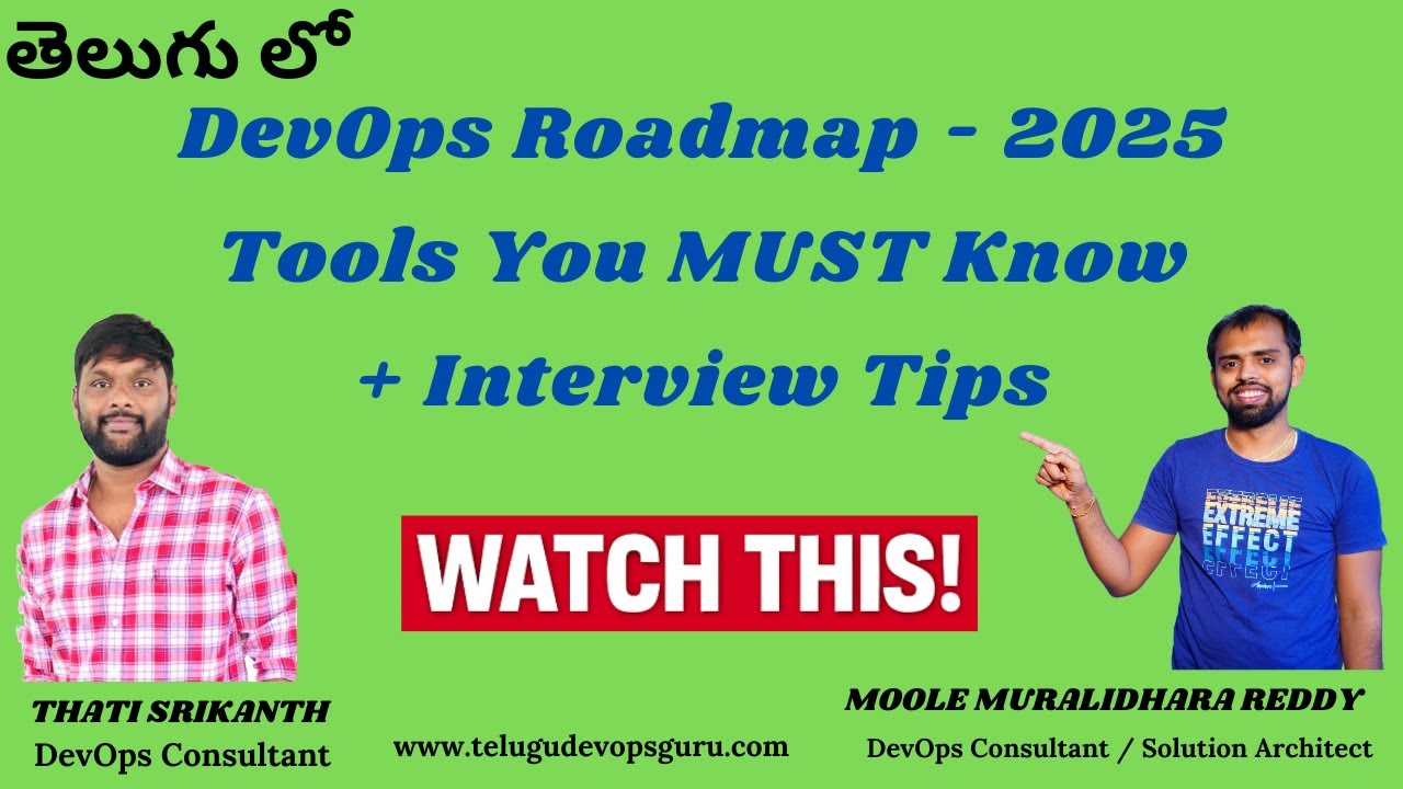 DevOps Roadmap - 2025 | Tools You MUST Know +  Interview Tips |  