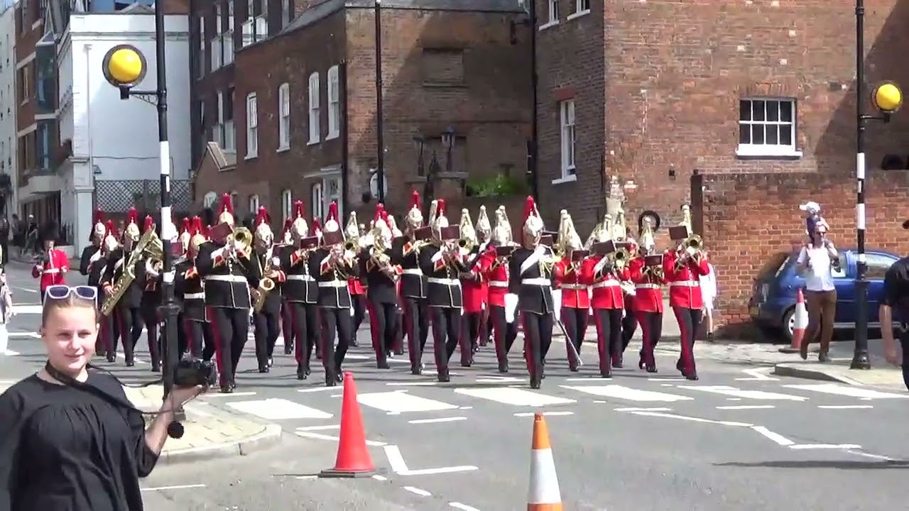 Band of the Household Cavalry in Windsor 10 Aug 2023 - 