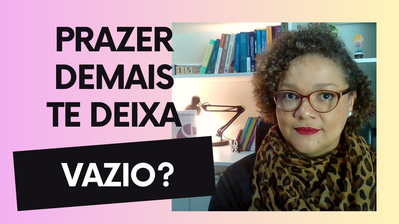 “Por que tudo parece vazio?”