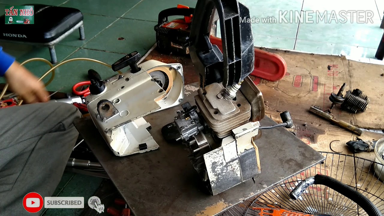 Mẹo vệ sinh chế máy cưa Stilh 020 cách thực hiện, và chế đường dẫn xăng