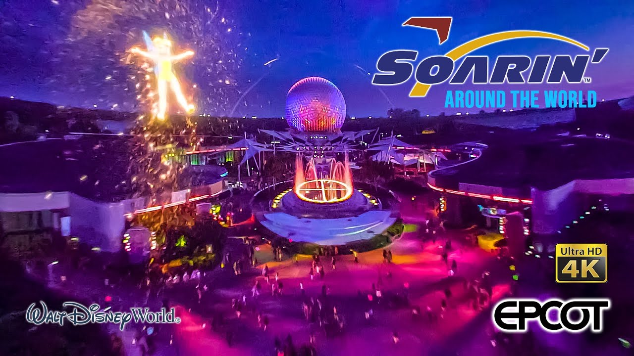 Soarin' Around the World On Ride Ultra Wide Low Light 4K POV EPCOT Walt Disney World 2021 06 09