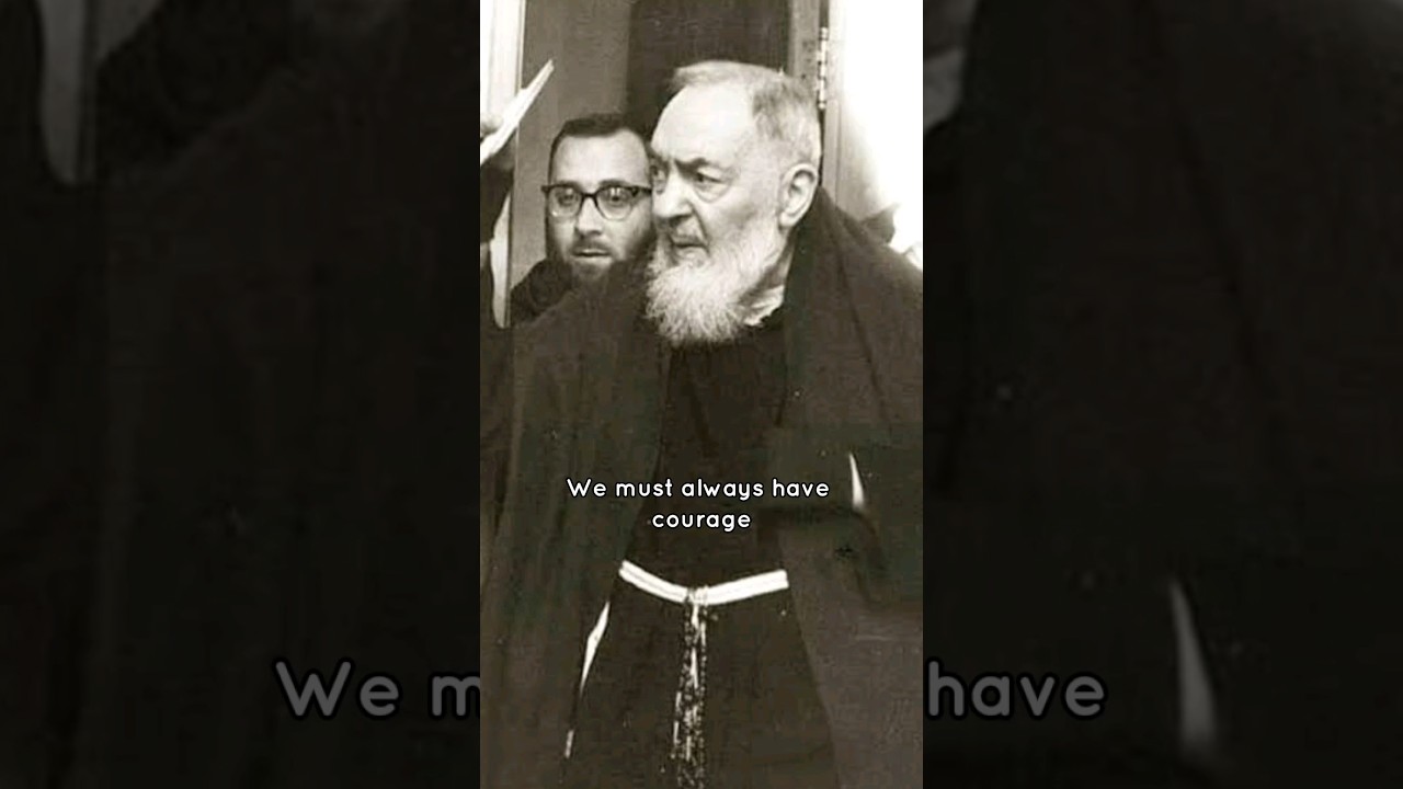 Padre Pio's Message for You Today  #saint #padrepio #catholic #inspiration