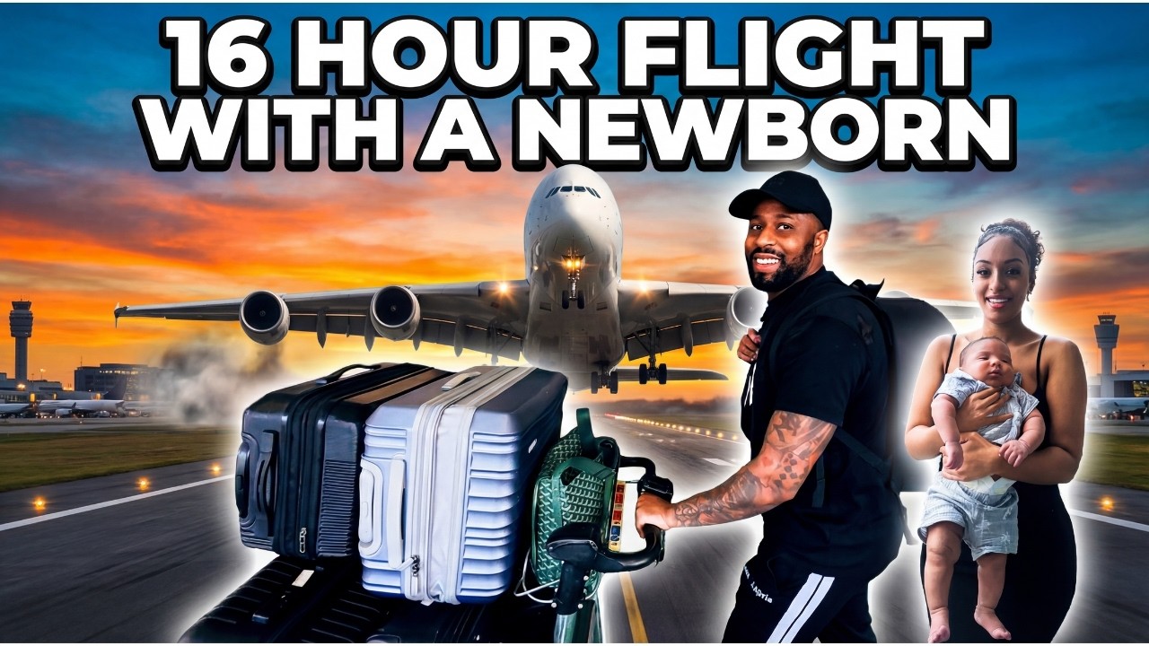 FLYING WITH OUR NEWBORN (London to Kuala Lumpur) FULL VIDEO