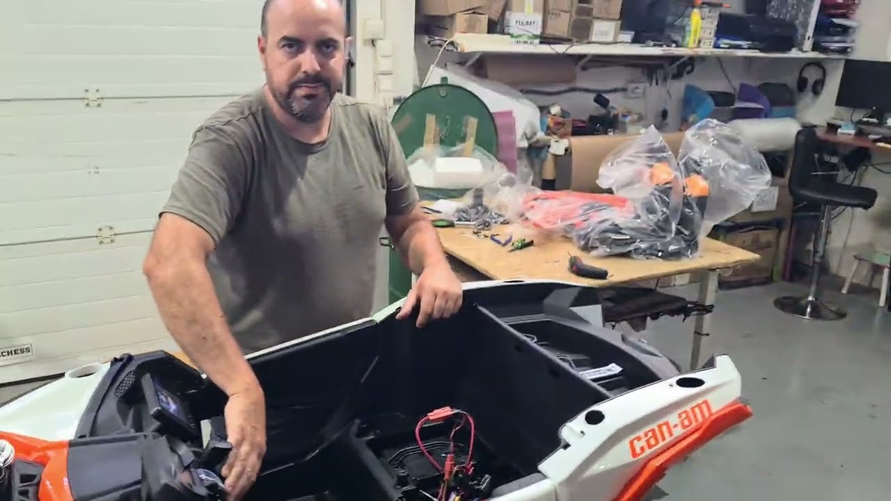 Como poner doble batería a un buggy CAN-AM MAVERICK 24V , 4x4