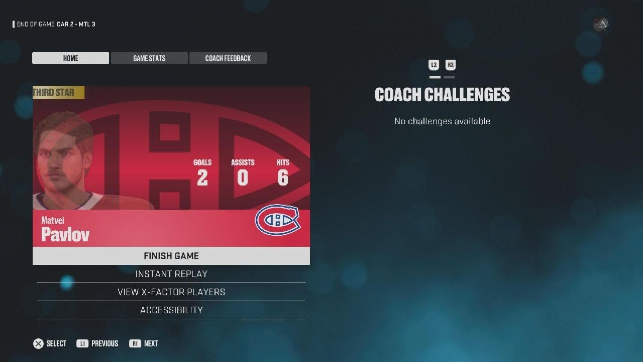 NHL 25 плейоф, 1 раунд, 6 матч