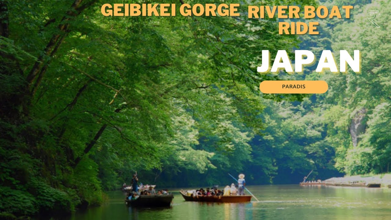 [4k]🇯🇵 Geibikei Gorge River Boat Ride Iwate ride tour