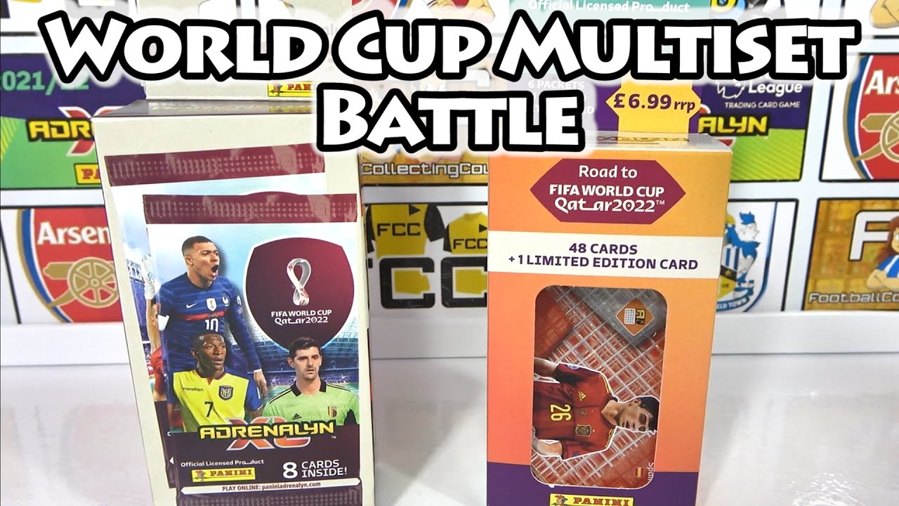 Panini ADRENALYN XL WORLD CUP 2022 Multiset VS ADRENALYN XL Road To World Cup 2022 Multiset Opening