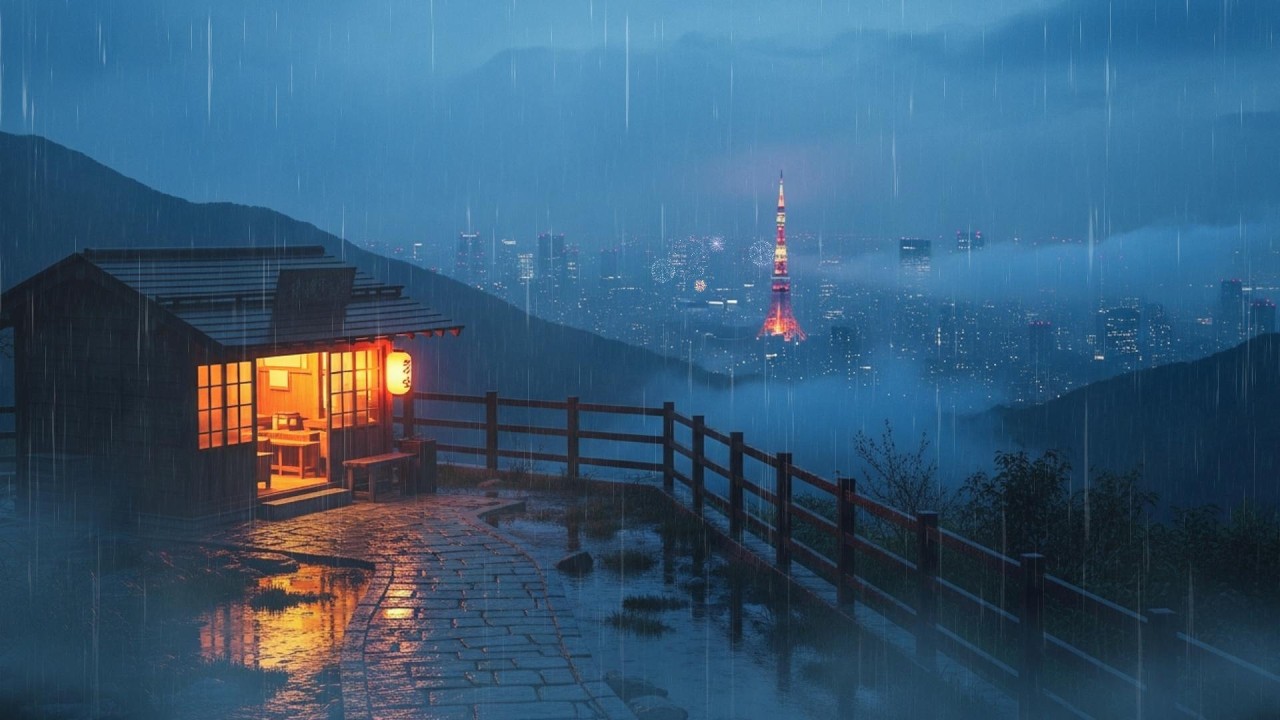Lofi Hip Hop Playlist 🌧️ Chill Beats for Study, Focus, Relax, Sleep – Cozy Midnight Atmosphere