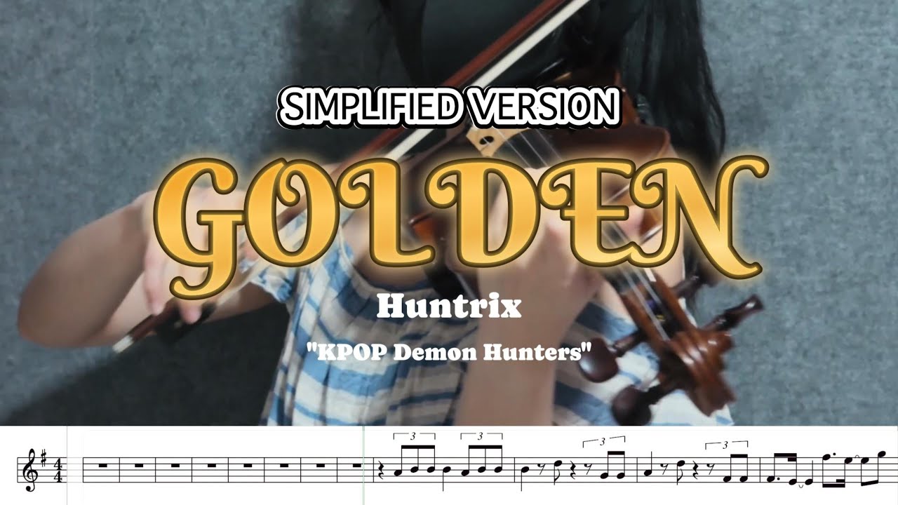 🎻 Golden - Huntrix [SIMPLIFIED EASY Version] | 