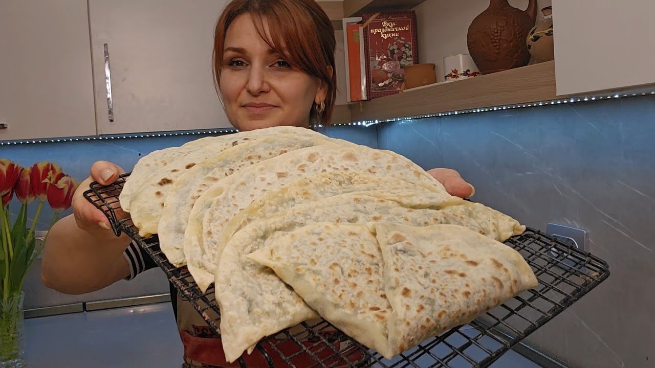 Лепешки с зеленью/Без дрожжей /Постное меню /Тесто как на наш арцахский  Женгялов Хац 