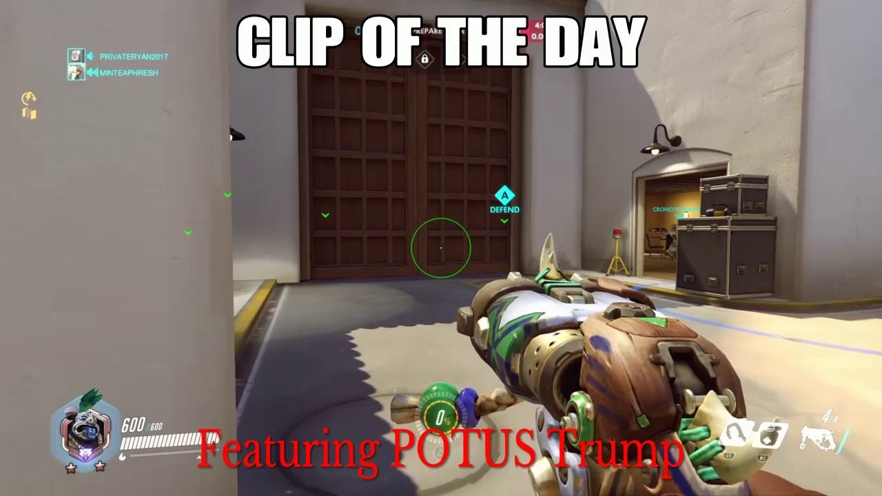 PRESIDENT TRUMP PLAYS OVERWATCH!!!! HILARIOUS