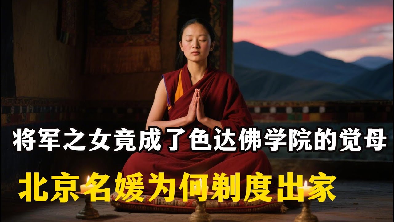 京城将军千金竟成了色达佛学院的觉母！北京名媛为何剃度出家？【色达红房子内的秘闻】