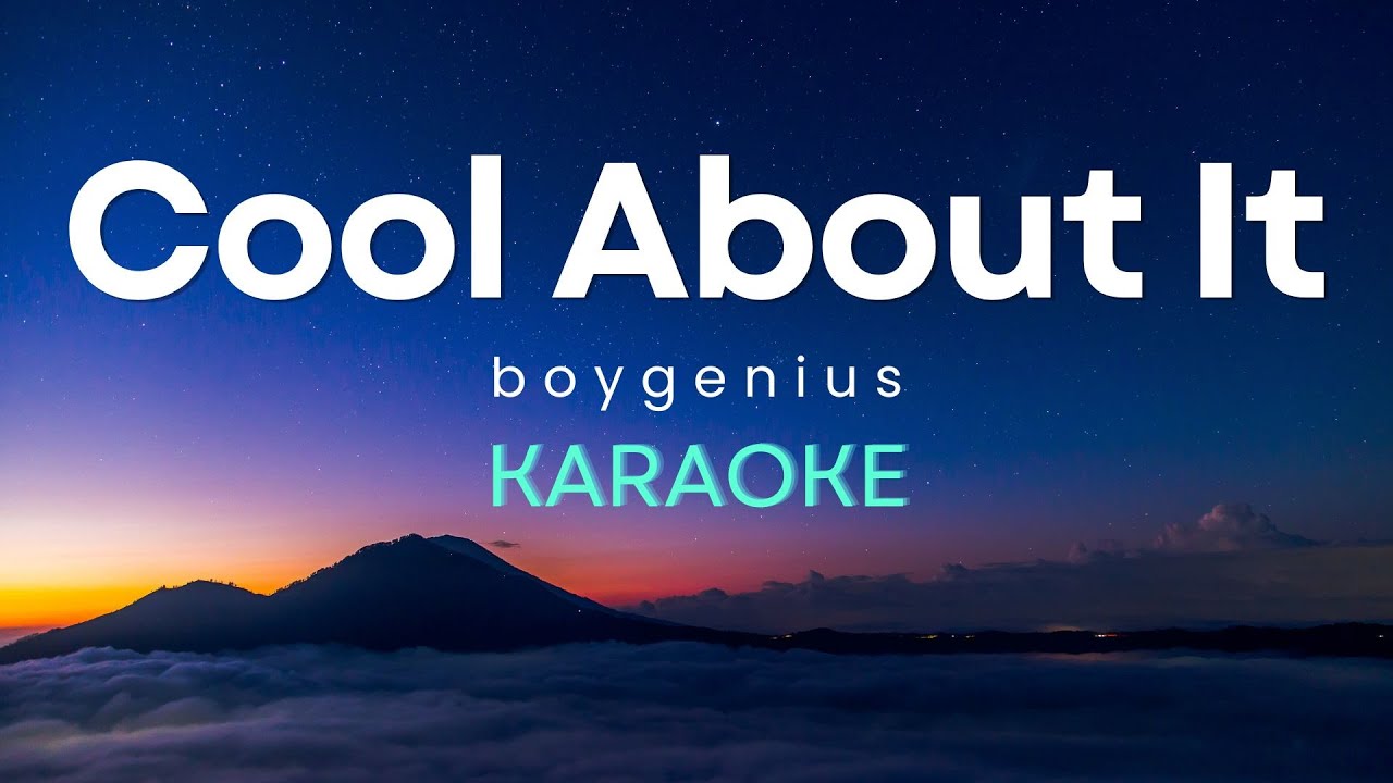 boygenius - Cool About It (Karaoke Version)