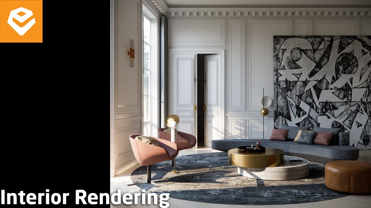 Enscape 4.4 For SketchUp | 060 Realistic Interior Rendering With Ray Traced Artificial Lights
