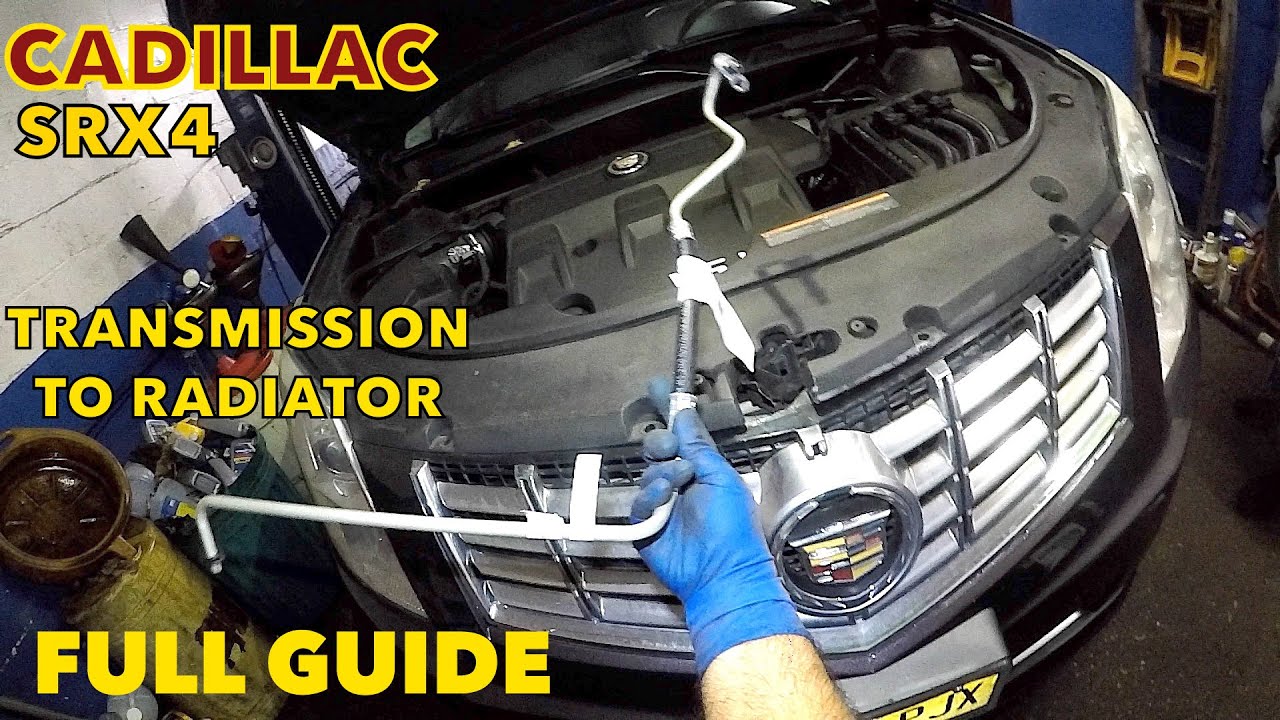 Cadillac SRX4 Transmission lines replacement FULL GUIDE step by step