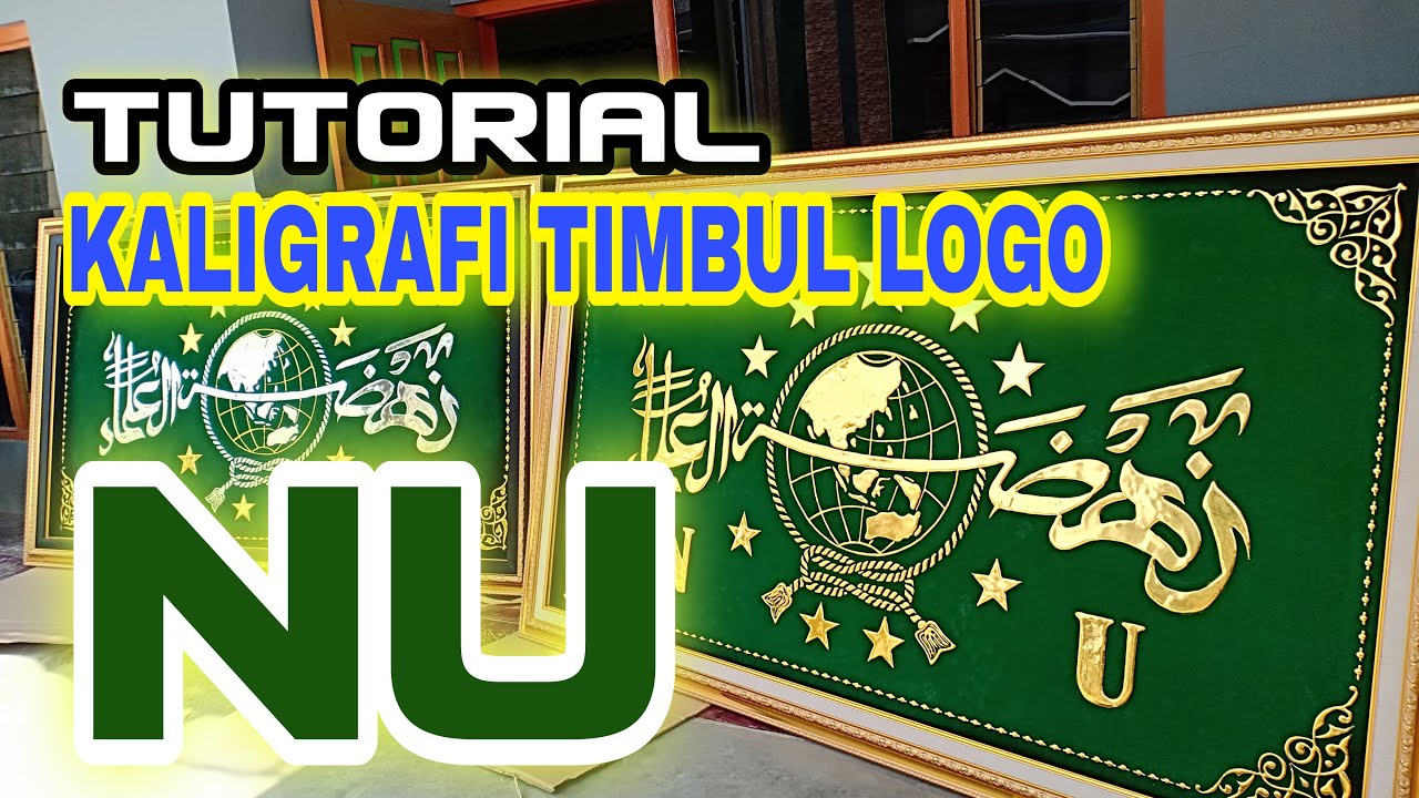MEMBUAT KALIGRAFI LOGO NU TIMBUL