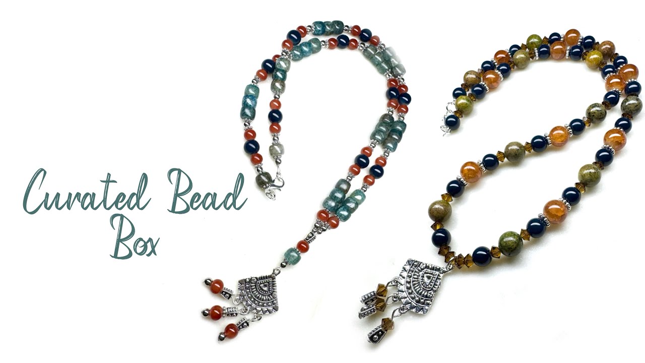 Unboxing the Curated Bead Box January 2025 + DIY Jewelry Tutorial: TWO Stunning Necklace Designs! 💎